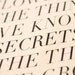 secrets are the things we grow tote