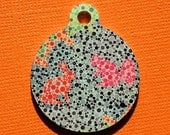 Pet ID tag Color Blind Test Metal dog ID Dog Tag