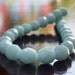 Pale Turquoise Czech Glass Bead 6mm Firepolish Faceted Round Bead - LAST 25 pc Strand