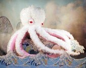 Aspro the Albino Octopi FREE LOVE red felt hearts
