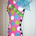 Flip Flop Burlap Door Hanger Decoration HUGE 2 ft - Spring Summer Polka Dots Mother's Day