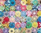 Fabric Flowers Hair Clip Bobby Pin Barrette Rainbow Quilt 40 Scrapbook YoYo Yo Rosette Button Bow Bead Headband Embellishment