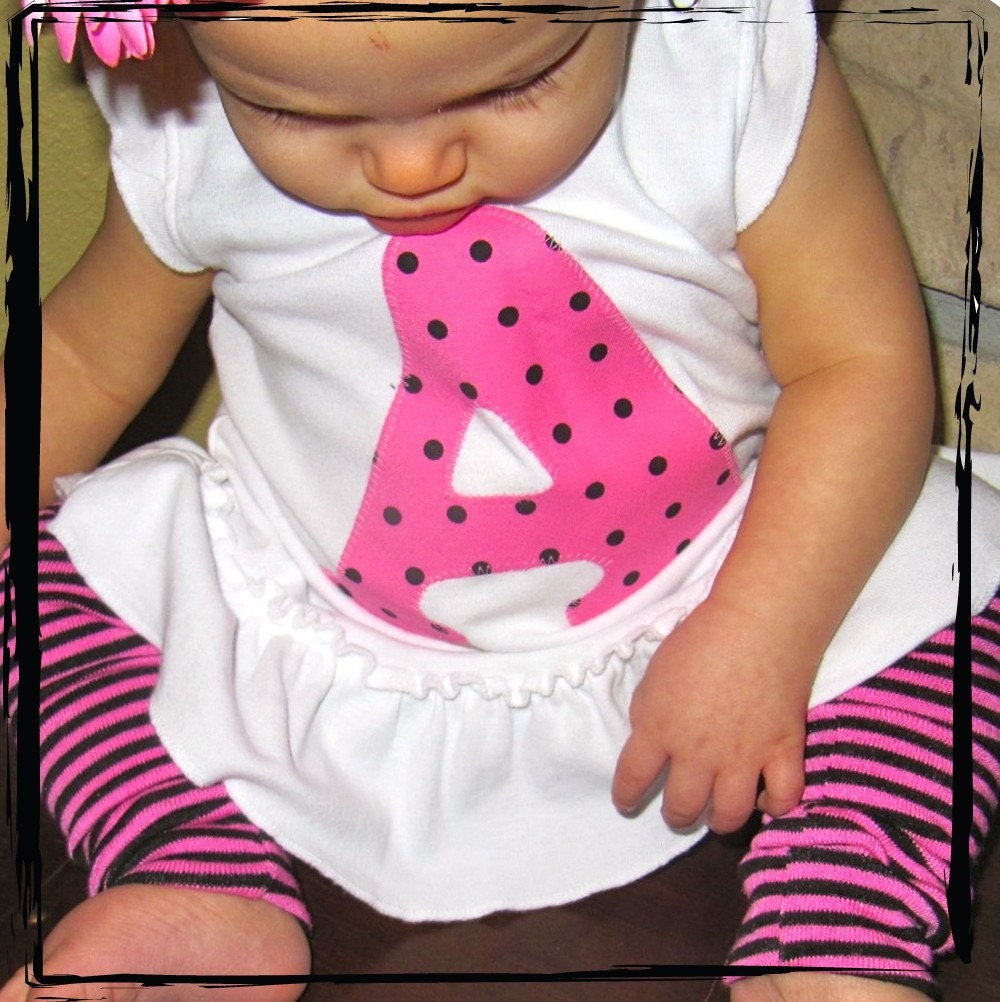 INITIAL Baby Dots Dress