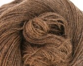 Hand Dyed Angora Silk Laceweight Yarn 435yds 50g Redwood