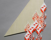 Medium Falling Obtuse Triangles Wall Hanging