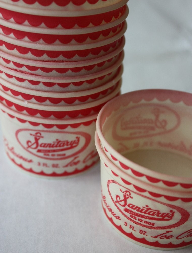 Etsy Vintage ice Cream cream by Paper vintage cups Cups Ice  on prettyswank