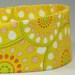 Bright Yellow Motif Print Colorful Headbands for Women