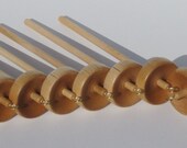 Twelve Premium Maple Top Whorl Drop Spindles for Spinning Fiber into Yarn