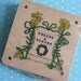 Vintage Wooden Floral Press