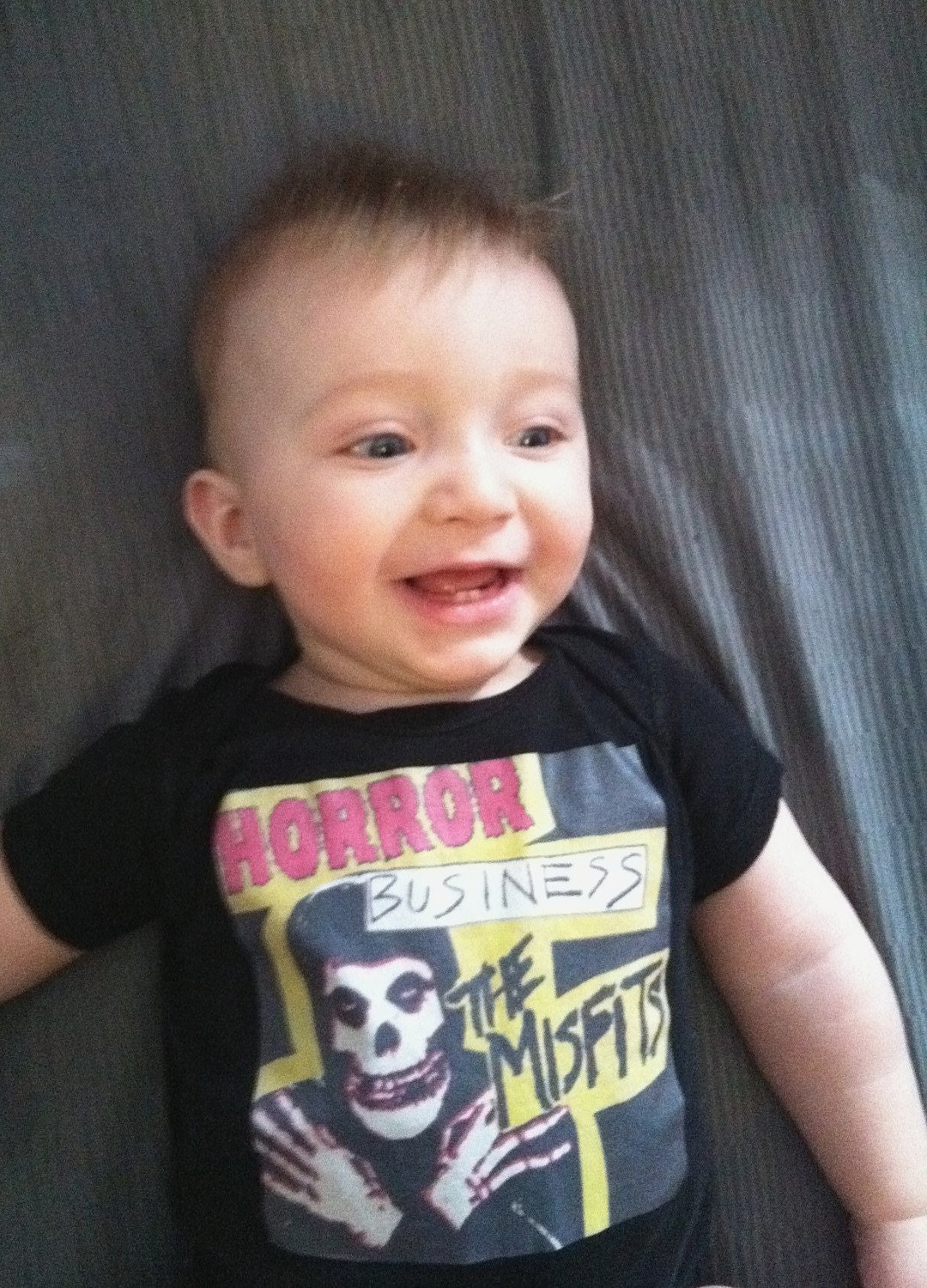 Misfits Horror show t-shirt onesie punk baby