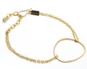 14k Gold Fill Boulder Bracelet - Recycled Metal