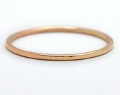 Single Slim Stacking Ring in 14k Gold Filled - Recycled Metal