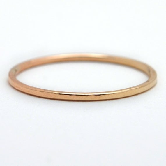 Single Slim Stacking Ring in 14k Gold Filled - Recycled Metal