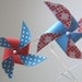 Pinwheel Baby Crib Mobile : Blue Sky Picnic