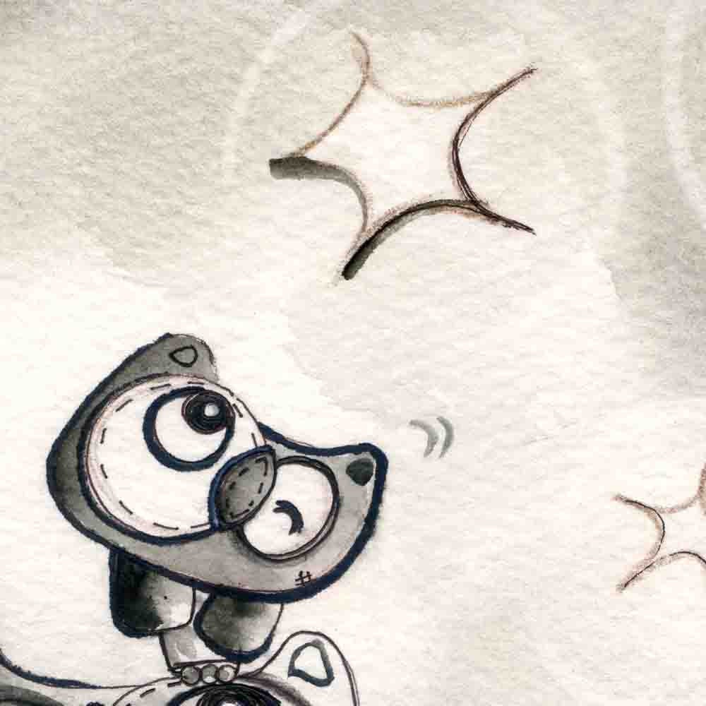 by the stars  ( Print )
