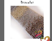 Gradient Peyote Pattern Bracelet - For Personal Use Only PDF Tutorial