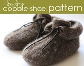 Baby Cobble Shoe PDF PATTERN - (3-6 and 6-12 months)