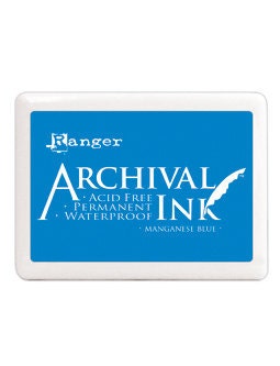 Manganese Blue Jumbo Archival Ink Pad Ranger Industries
