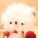 Bear doll plushie in white -made to order- Pumuki -