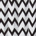 Ghastly Angle (Chevron) - Fabric by Alexander Henry  - Natural (White) - 9.85 per yard