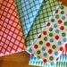 SALE - Ready Set Snow Fabric by Me and My Sister for Moda - Fat Quarter Set of 6 - 10.50 - (1 1/2 yards total)