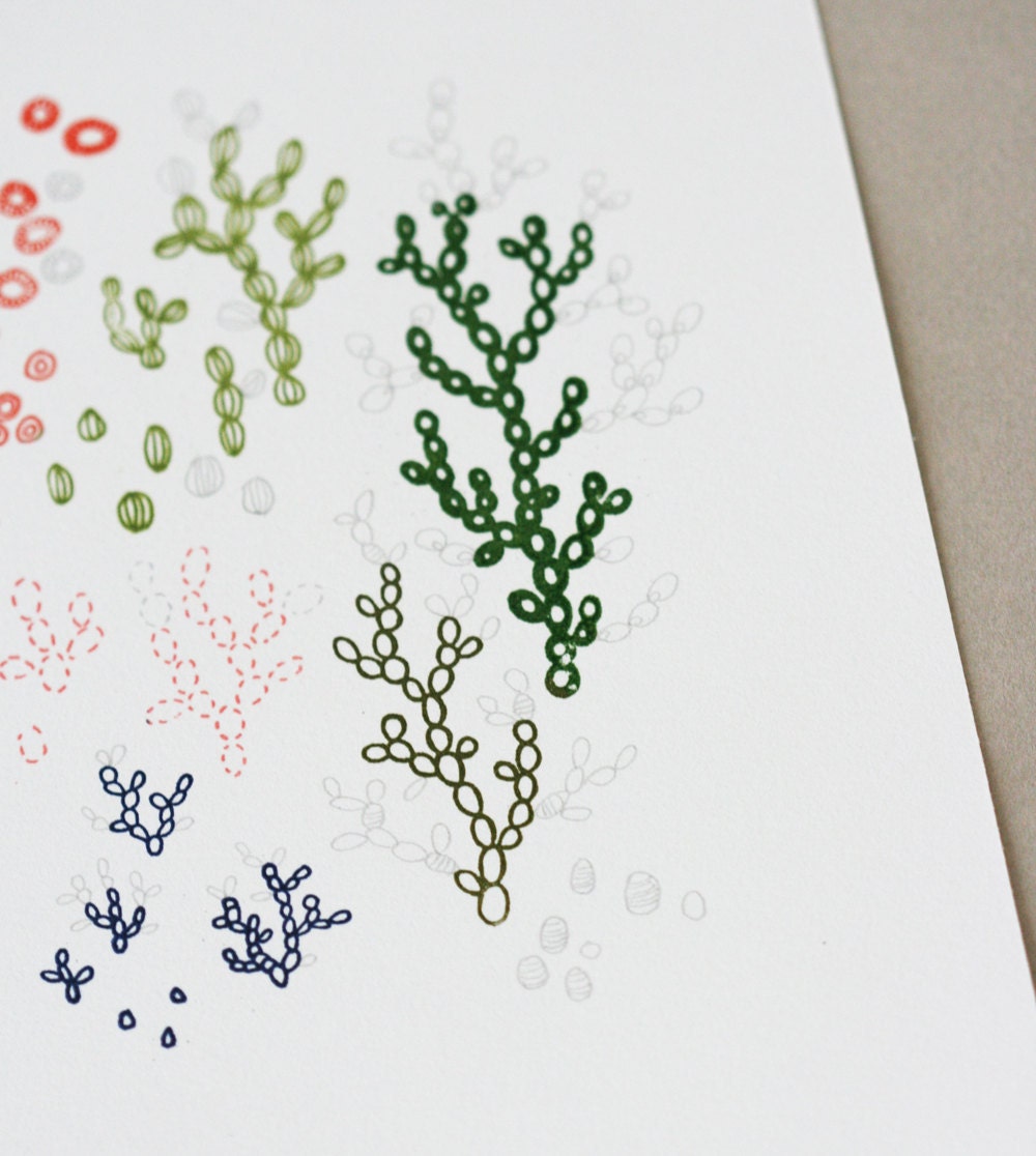 Plant Matter No. 1 - Original Gocco Print