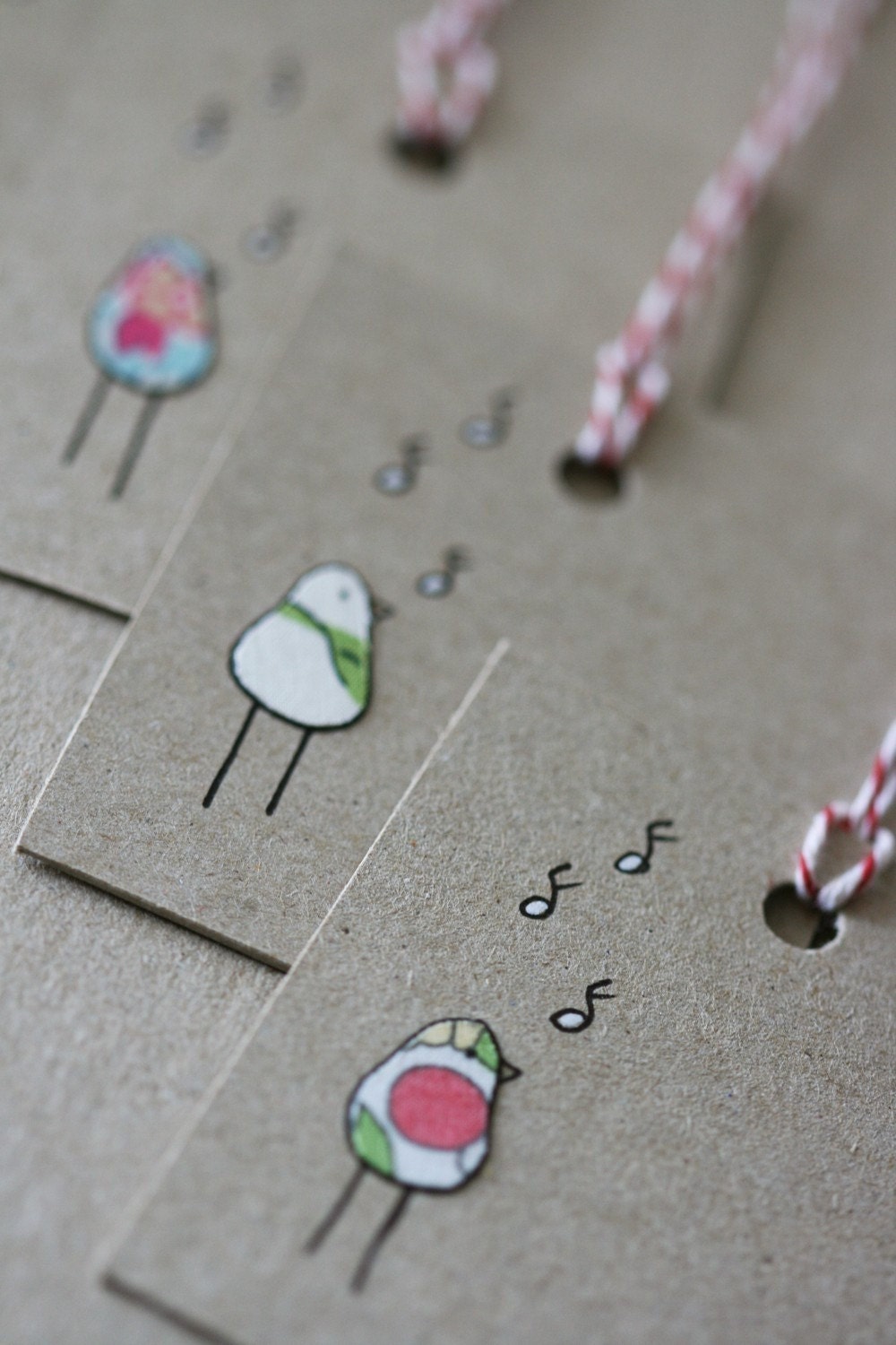 Gift Tags - Singing Birds
