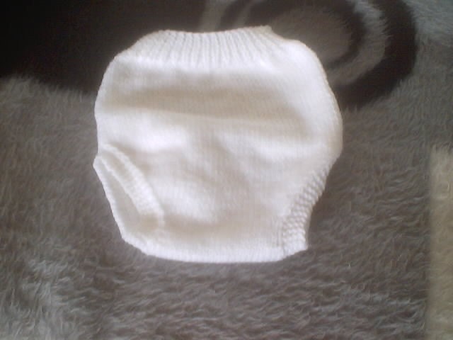 White Standard Diaper Cover - (Size XS - newborn)
