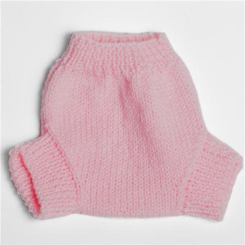 Pink  RIB LEG diaper cover- (Size XS - newborn)