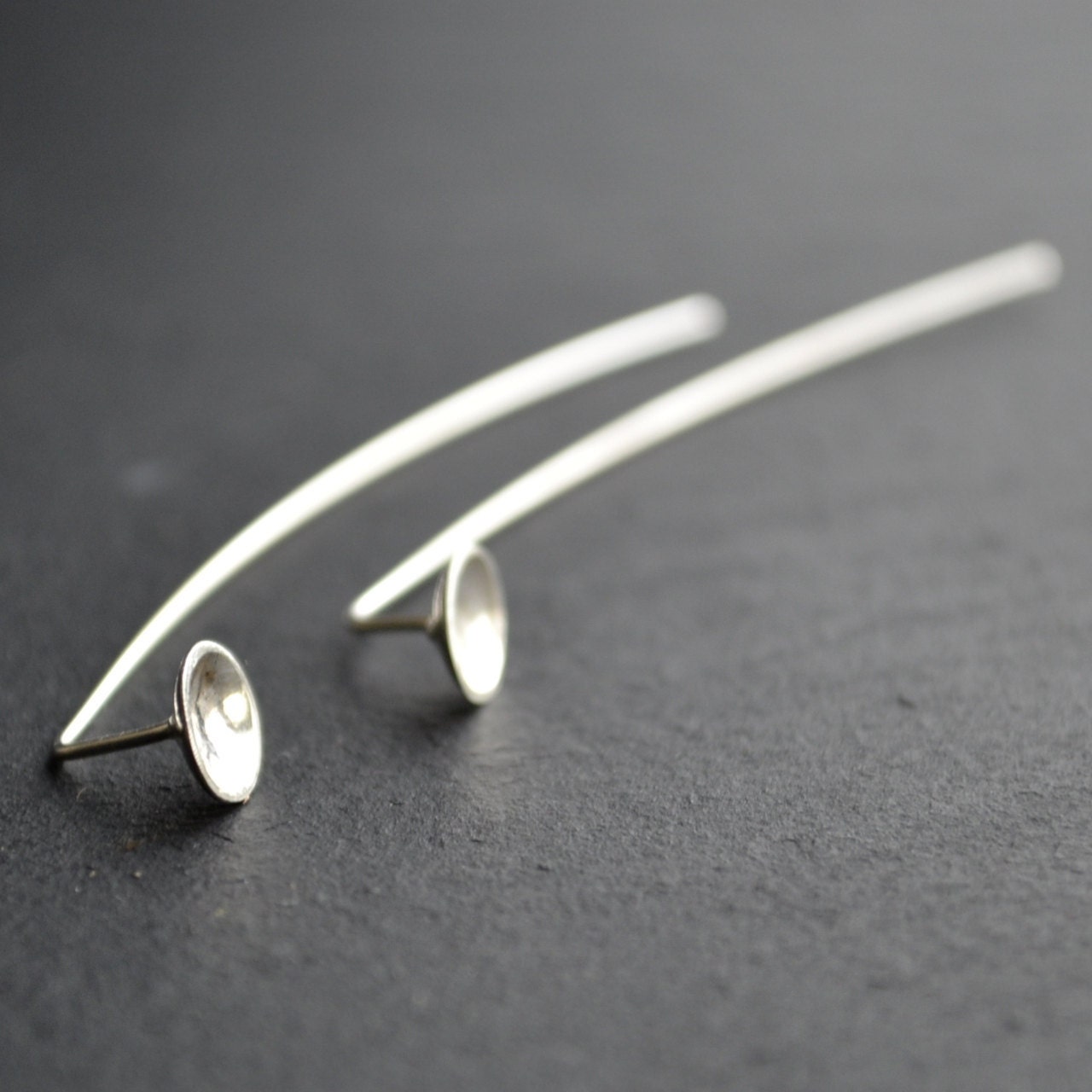 Hélène silver earrings, freeshippingfrance