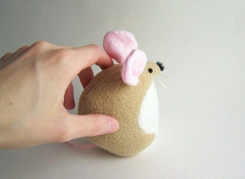 Tan Mouse Stuffed Animal