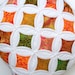Clearance SALE Nature's Autumn Colors Batik Cathedral Window Pillow Cover - 18 Inches