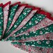 Christmas Bunting Banner Pendant Candy Canes and Snowmen Flag Pennant - 9 Ft. Long with 12 Flags