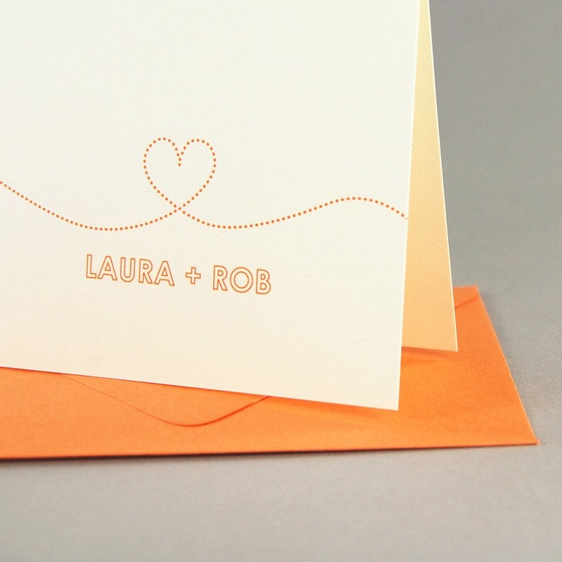 Smitten Custom Personalized Stationery / Personalized Stationary Set of 16