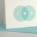 Venn Custom Personalized Stationery / Personalized Stationary Set of 16