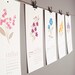 SALE - 2012 Calendar - Pretty Floral Hanging Wall Design