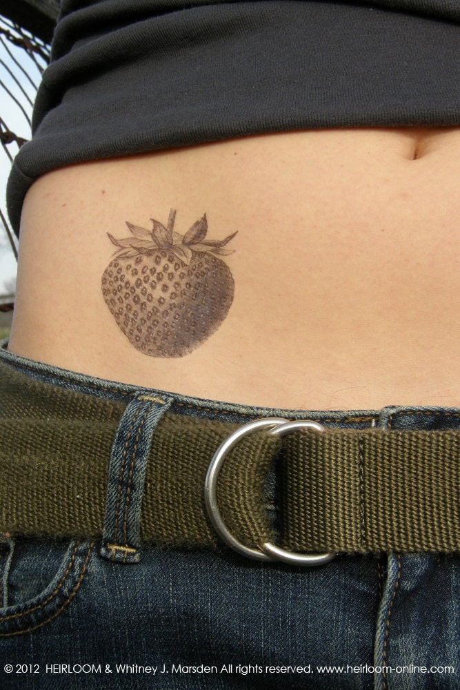 Limited Edition: Spring Produce Temporary Tattoo Series