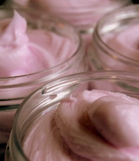 Udderly Whipped Bath and Shower Soap Fluff Strawberry Rhubarb Pie