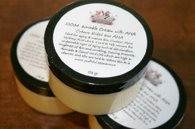 OGM Wrinkle Cream with Alpha Hydroxy BOVINE BUBBLES BESTSELLER