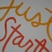 just start original art // no. 19