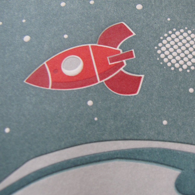 11" x 14" Letterpress Sweet Dreams Poster