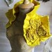 Regal Yellow Dupioni Raw Silk Wrap
