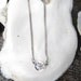 RESERVED for Lila - Lovely Classic Style Vintage 14K White Gold .25 carat Old Diamond Necklace
