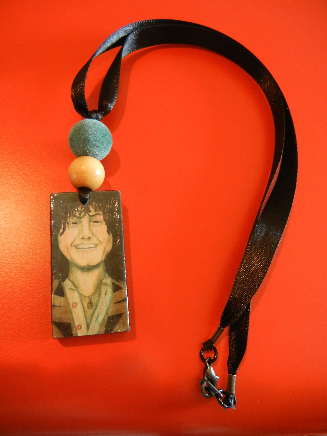 T.rex Marc Bolan domino pendant necklace  SALE