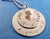 Mother's Necklace For This Child I Prayed Sterling Silver 1 Samuel 1:27 Adoption, Pregnancy, or Parenting after Infertility