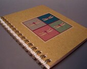 Dragonflies Spiral Notebook - Recycled Paper