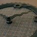 bicycle clock - medium wool houndstooth