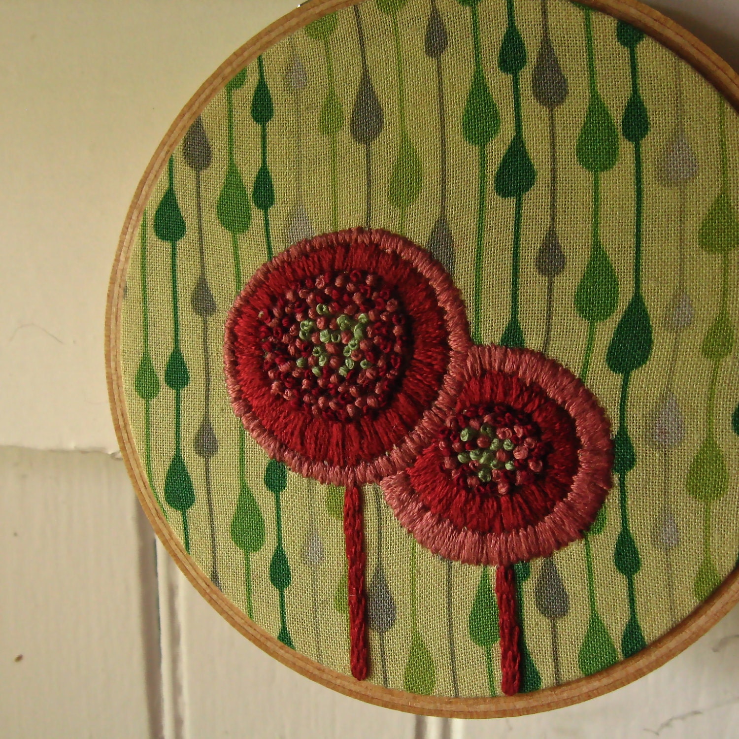 Spring Showers Embroidery