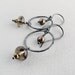 brown earrings, smoky quartz earrings, pearl earrings, dangle earrings, rustic earrings, boho earrings silver earrings simple earrings CIJ