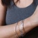 Stack Bangle in Sterling Silver